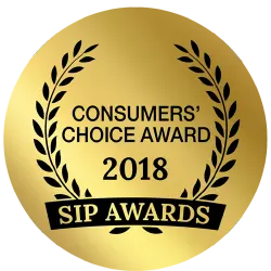 Awards Won: SIP Consumers' Choice Award 2018