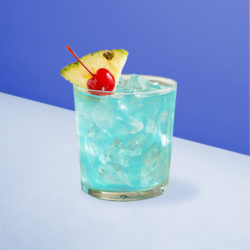 Berry Blizzard Blue Hawaiian Cocktail Drink Image for the Polar Ice Berry Blizzard Recipe Page.
