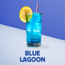 Blue Lagoon Cocktail Drink Image for the Polar Ice Berry Blizzard